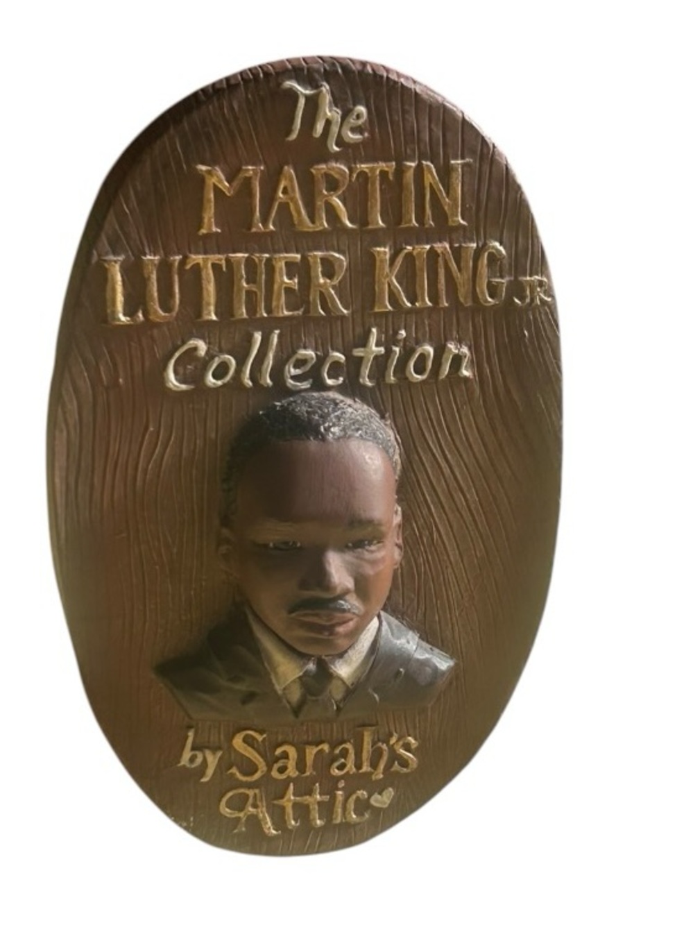 Sarah's Attic vintage 3D plaque "From the Martin Luther King Collection"